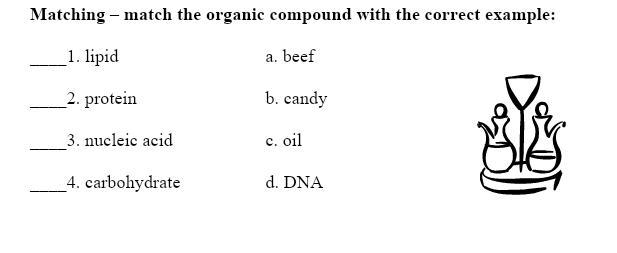 Help me! Look at the screenshots! Matching – match the organic compound with the correct-example-1