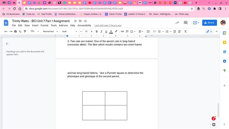 Can you determine the phenotype and genotype of the second parent using the Punnett-example-1