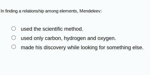 In finding a relationship among elements, Mendeleev:-example-1