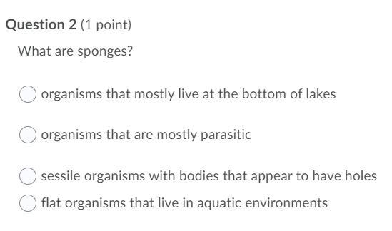 What are sponges? but I need help.-example-1