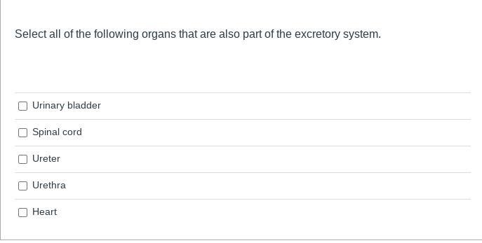 Can I please get help? Select all of the following organs that are also part of the-example-1