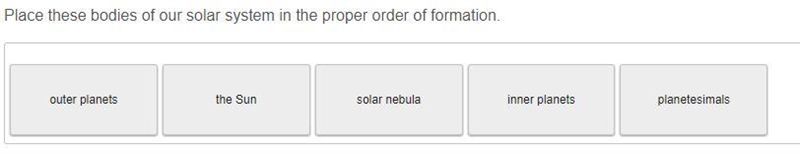 Place these body of our solar system in order-example-1