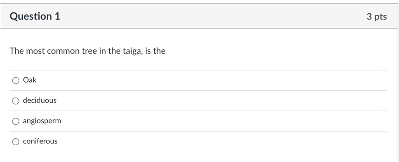 What is the most common tree in the taiga?-example-1