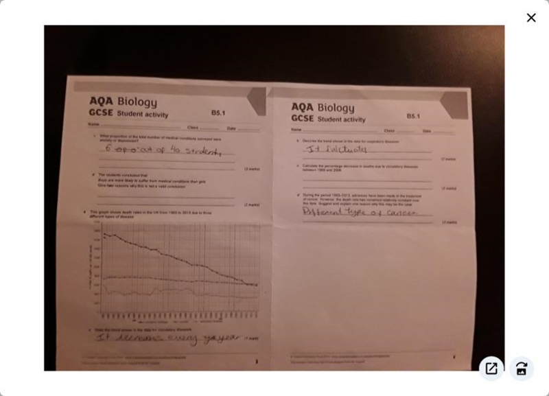 I need help to check the answer for those question that have writing underneath and-example-2