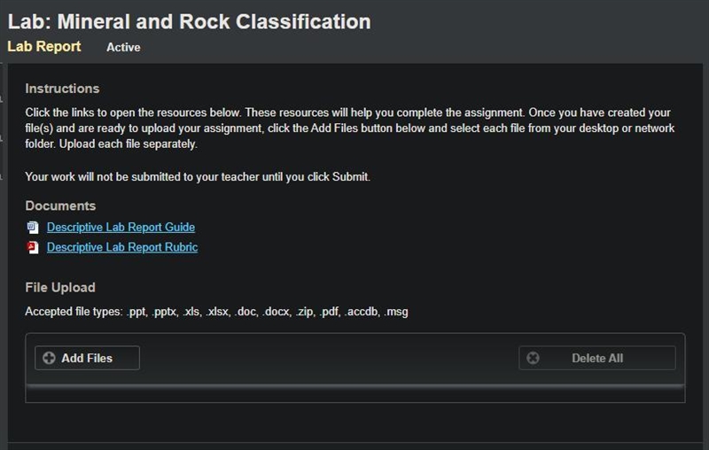 Lab: Mineral and Rock Classification-example-1