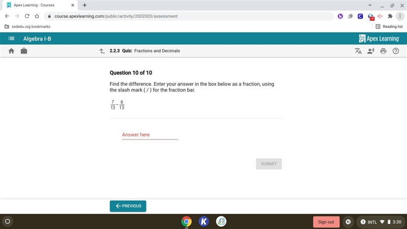 Find the quotient. Enter your answer in lowest terms in the box below as a fraction-example-1