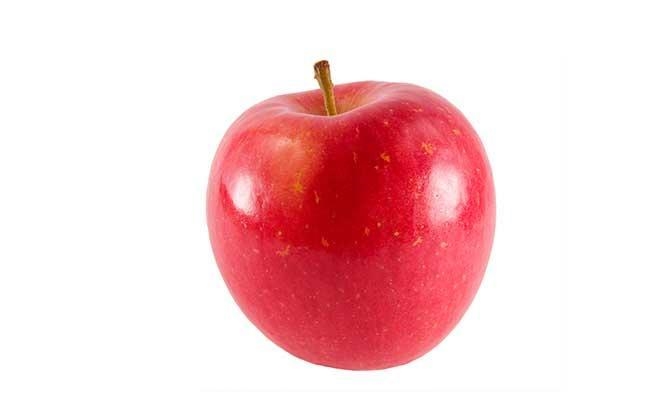 How many calories does 1 red apple have?-example-1