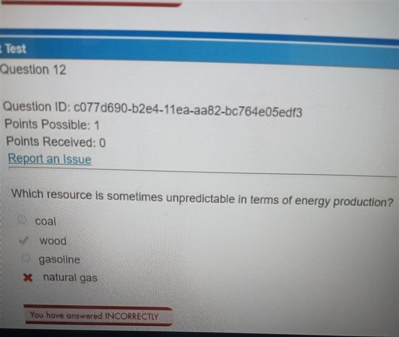 ⚠️⚠️⚠️THE ANSWER IS WOOD!! Trust me, I asked my biology teacher which ones I got wrong-example-1