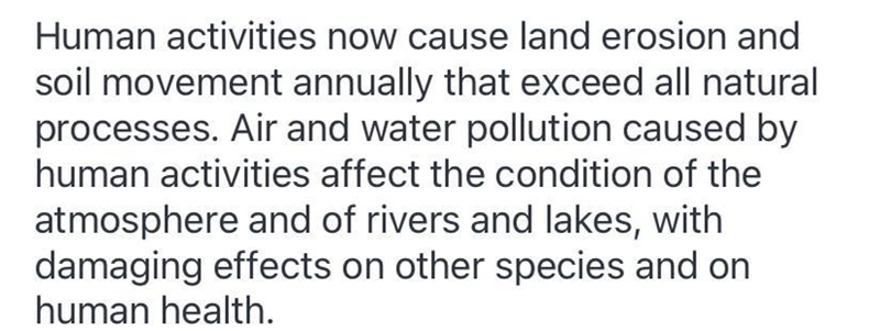 How do increases in human use of natural resources affect Earth’s systems? Your answer-example-1