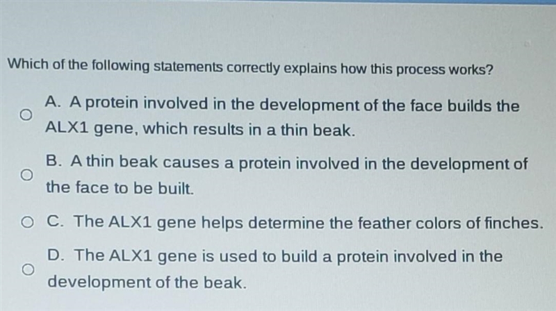 Which of the following statements correctly explains how this process works?​-example-1