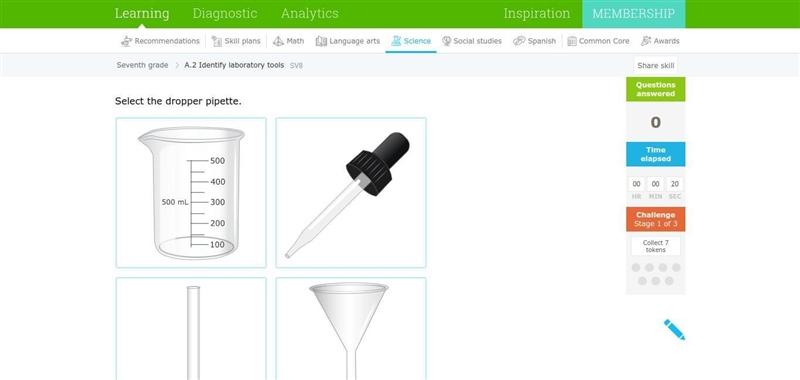 Select the dropper pipette.-example-1