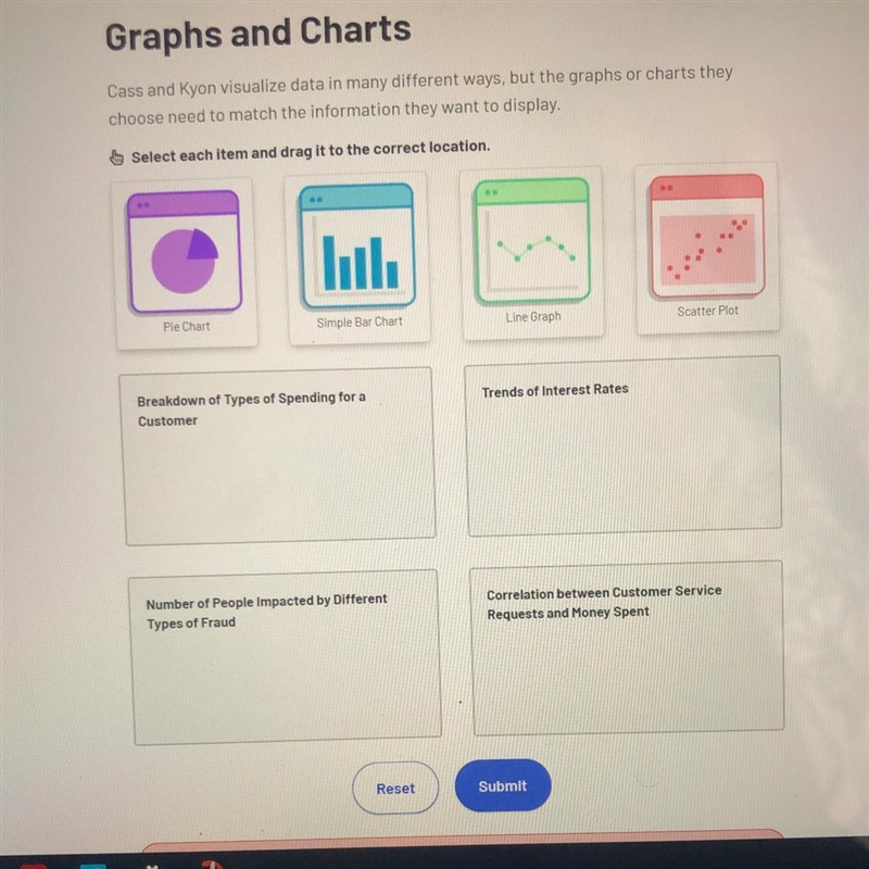 Match each graph with the correct location where it could be used in that scenario-example-1