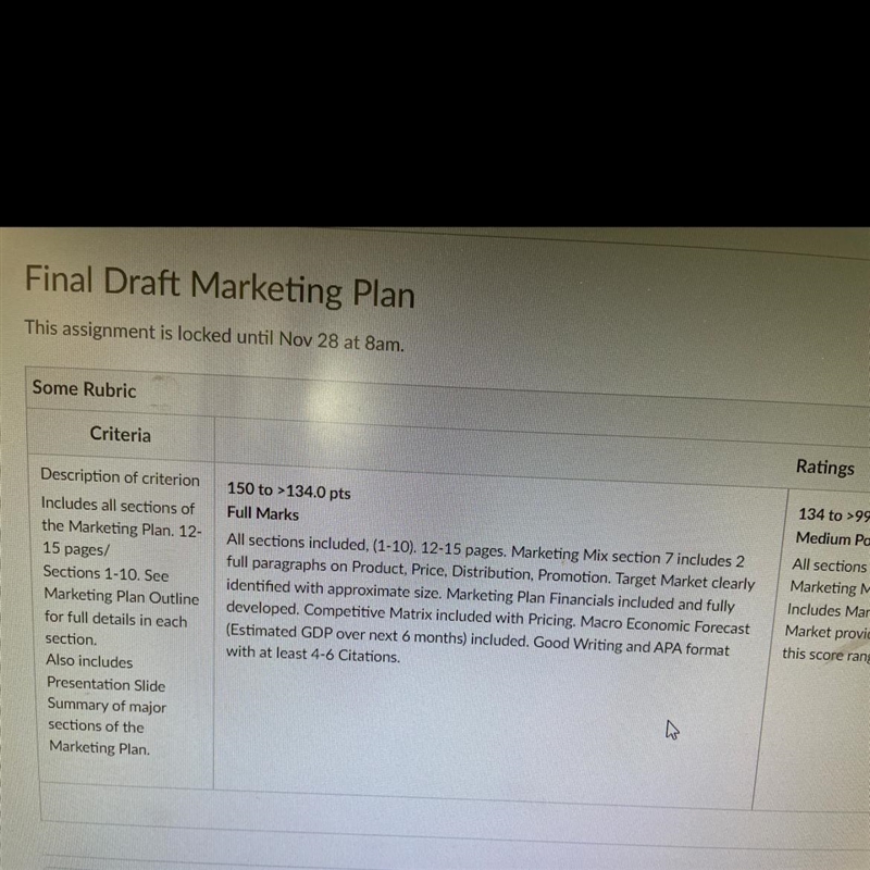 Hi I need marketing plan draft-example-1