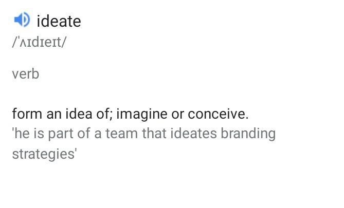 To________ is to form an idea of; imagine or conceive-example-1