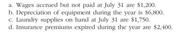 Wages accrued but not paid at july 31 are 1200​-example-1