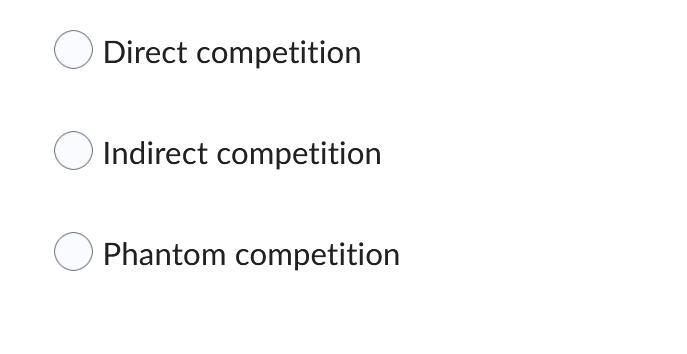 What type of competition does a pizza parlor vs. an ice cream shop represent?-example-1