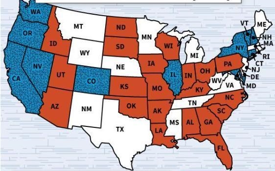 study the map that shows state and local tax burdens along with the results of the-example-1