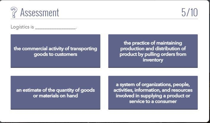 Help! Logistics is________.-example-1