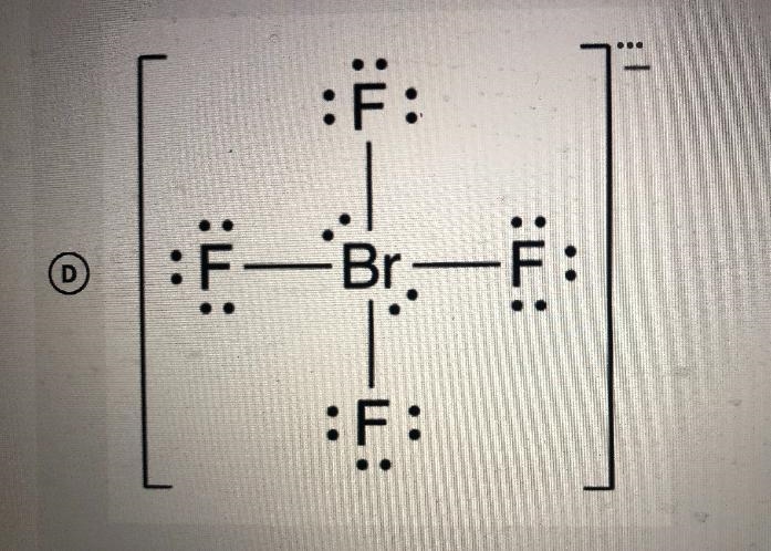 Which of the following Lewis diagrams correctly shows the electronic structure of-example-2