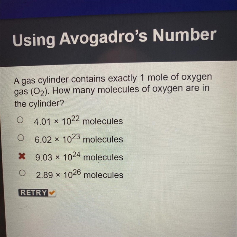 A gas cylinder contains exactly 1 mole of oxygen gas (O2). How many molecules of oxygen-example-1