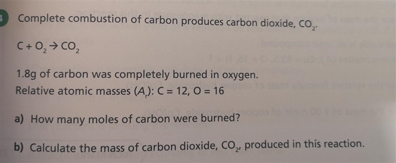 Chemistry Question, dotn know how to work out A and B. ​-example-1