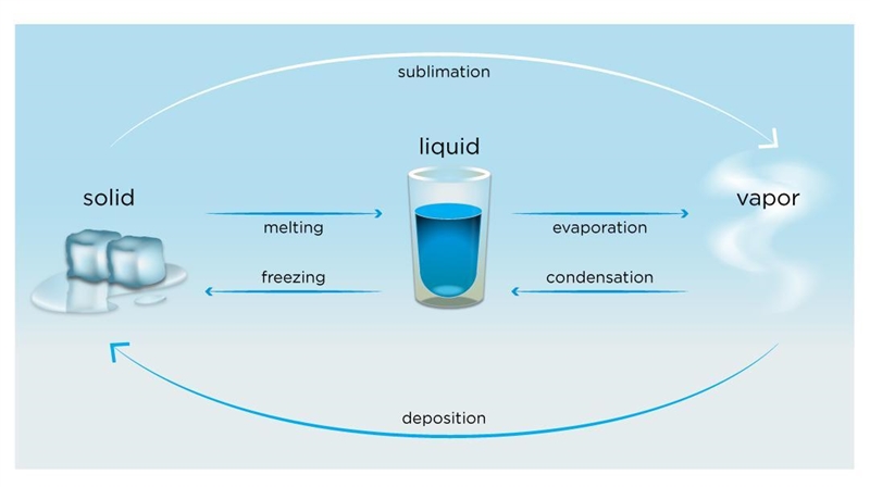 30 POINTS PLEASE HELP Explain how the water cycle follows the conservation of mass-example-1