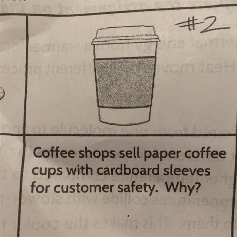 Coffee shops sell paper coffee cups with cardboard sleeves for customer safety. Why-example-1