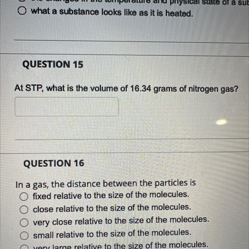 At STP what is the volume of 16.34 grams of nitrogen gas?-example-1