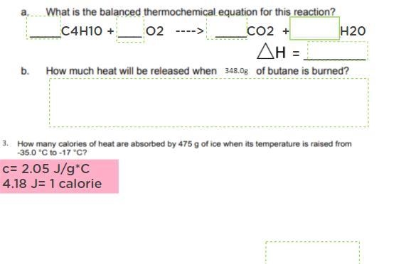 How do I balance the thermochemical equation for this reaction? 2. How much heat will-example-1