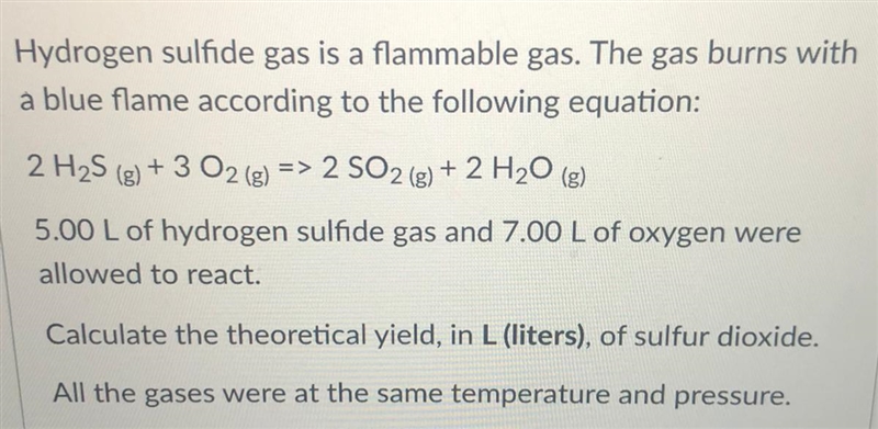 Hydrogen sulfide gas is a flammable gas. The gas burns with a blue flame according-example-1