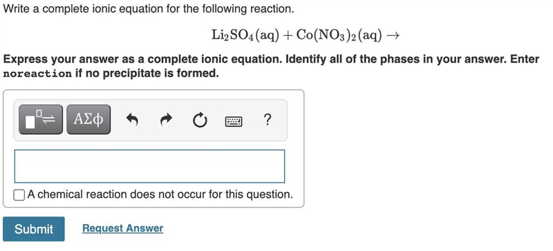 Finish the equation. must be balanced with phases. please help-example-1