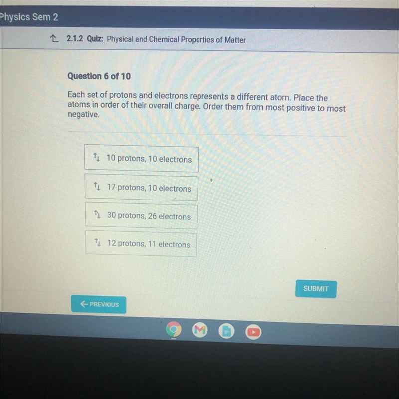 HELP ASAP PLEASE! Each set of protons and electrons represents a different atom. Place-example-1