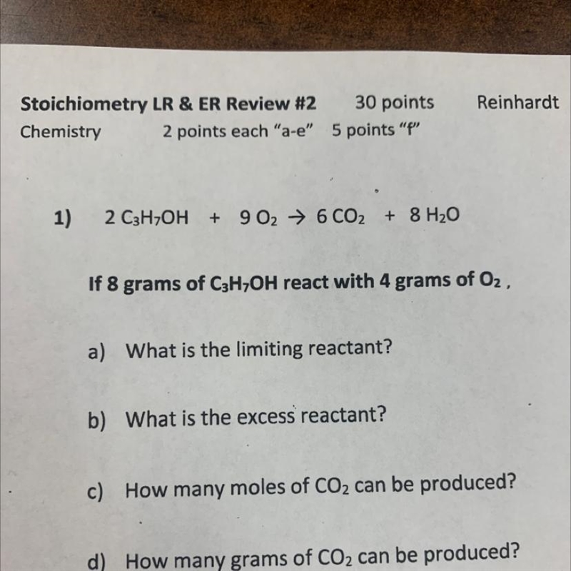 Someone please help me figure out what the limiting reactants are and please teach-example-1