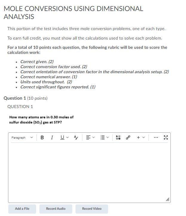 I need help with Chemistry: Mole Conversion It must be answered in complete detail-example-1