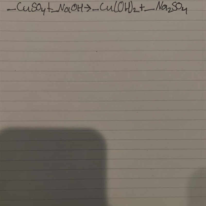 Hi can you help me find the balanced equation for this. _CuSO4+_NaOH->_Cu(OH)2+_Na-example-1