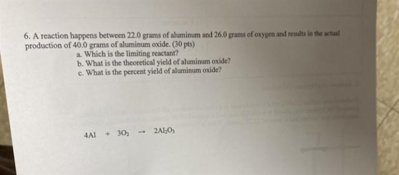 I really need help on this problem for chemistry, please help!-example-1