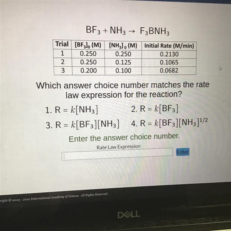 I'm struggling with this differential rate law equation. The question and context-example-1