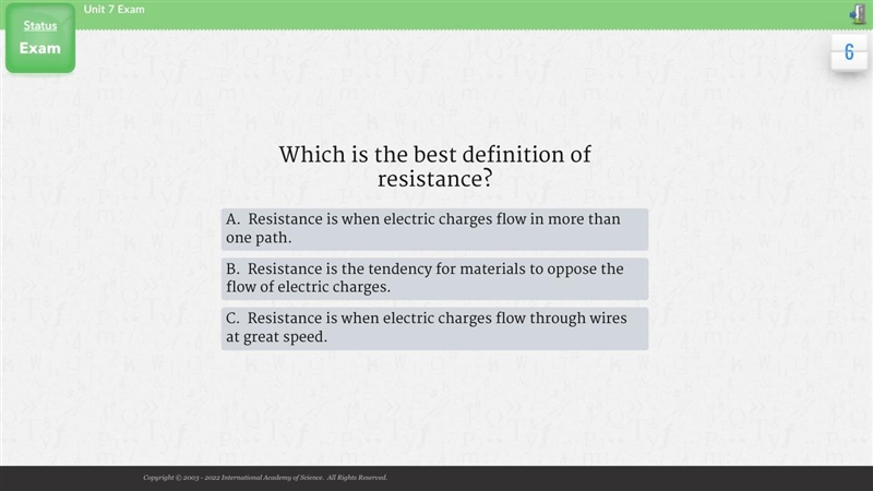 Which is the best definition of resistance-example-1