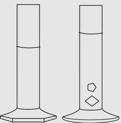 A 10.00g piece of tungsten (density 19.35g/mL) and a 14.56g piece of zinc (density-example-1