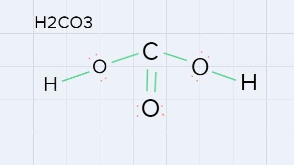 What is the correct Lewis structure for carbonate acid , H2CO3?-example-1