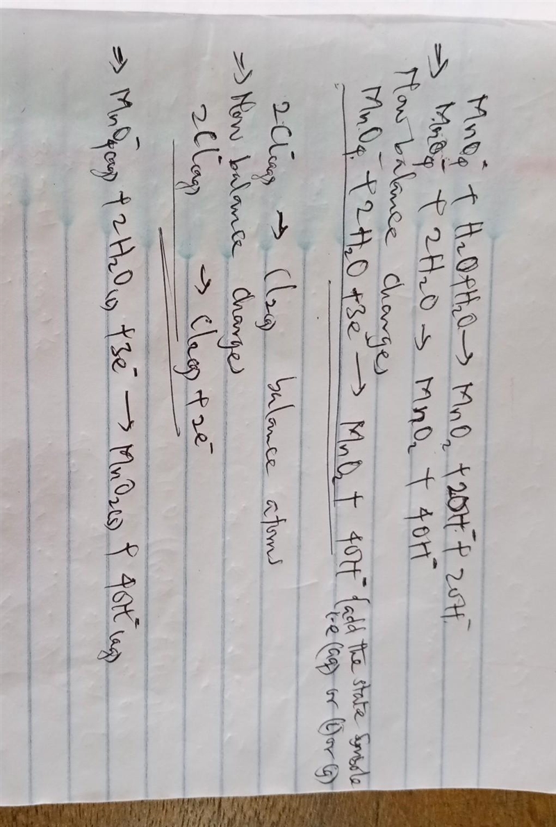 PLEASE HELP AND FAST PLEASE ii. Multiply to balance the charges in the reaction. iii-example-1