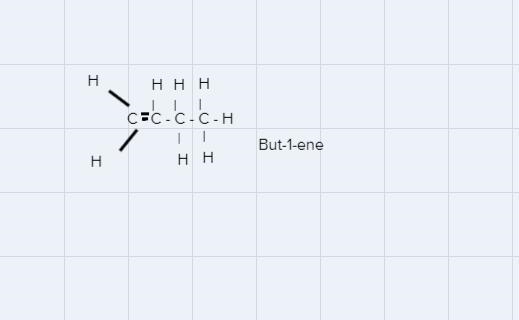 But-1-ene is an alkene with the molecular formula C4H8. Illustrate isomers of but-example-3