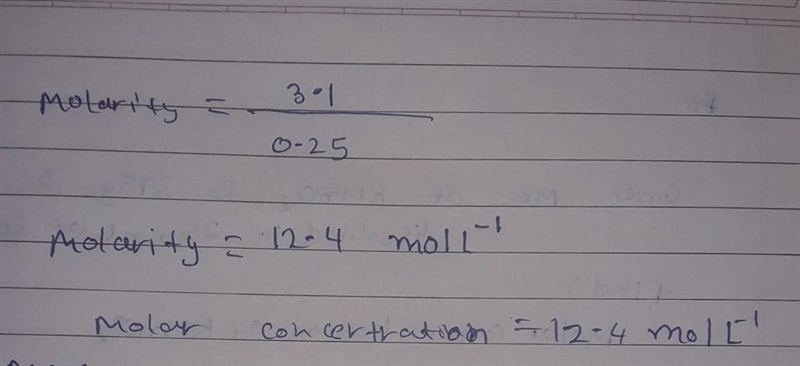 2. You dissolve 0.395g of KMnO, in enough water to give 250 mL of solution. What is-example-2