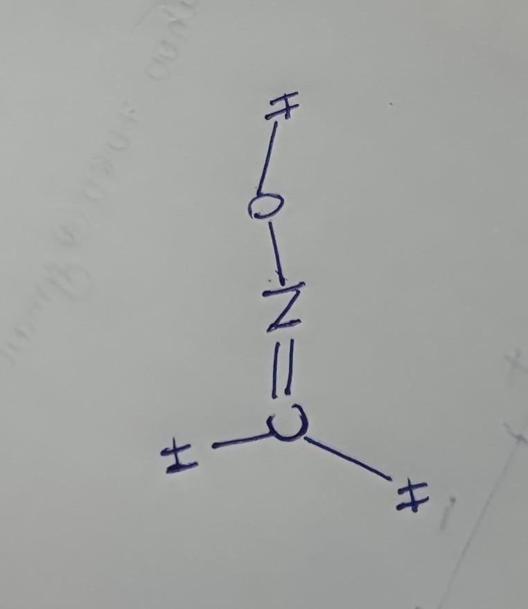 Write a structural formula for the CH3NO isomer characterized by the structural unit-example-1