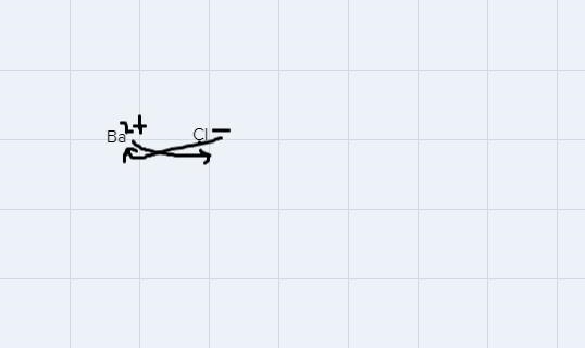 What is the formula for an ionic compound containing Ba²⁺ ions and Cl⁻ ions?-example-1