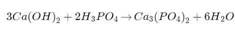 Ca(OH)2+H3PO4>Ca3(PO4)2+H2oType of Reaction?Is this balanced? If not, balance the-example-1