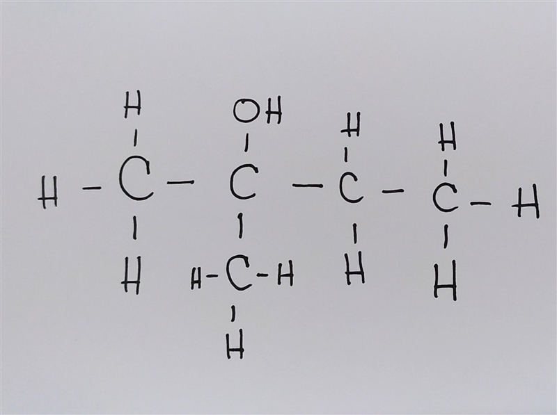 ch3)2c(oh)ch2ch3 skeletal structure, Functional groups, compound type & alcohol-example-2