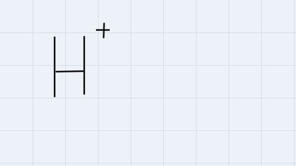 Draw lewis formula and structural formula of hydrogen ion please and thank you-example-1