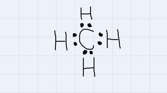 1. Draw the Lewis Dot structures for the following compounds:a. NH3b. CH4c. H₂Od. HCN-example-2