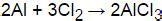 If you made 10.8 moles of AlCl₃, how many moles of Aluminum would you need?-example-1